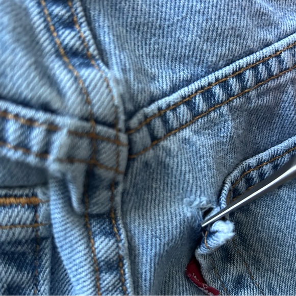 Vintage Levis 560 Jeans Mens 36x30 Blue Denim Loose Fit Tapered Leg Made In USA - Picture 7 of 11